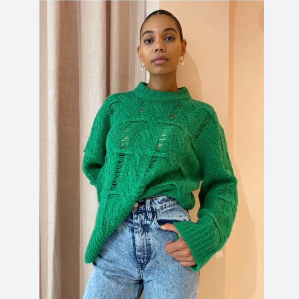 Camilla And Marc Lune Cable Knit Crew